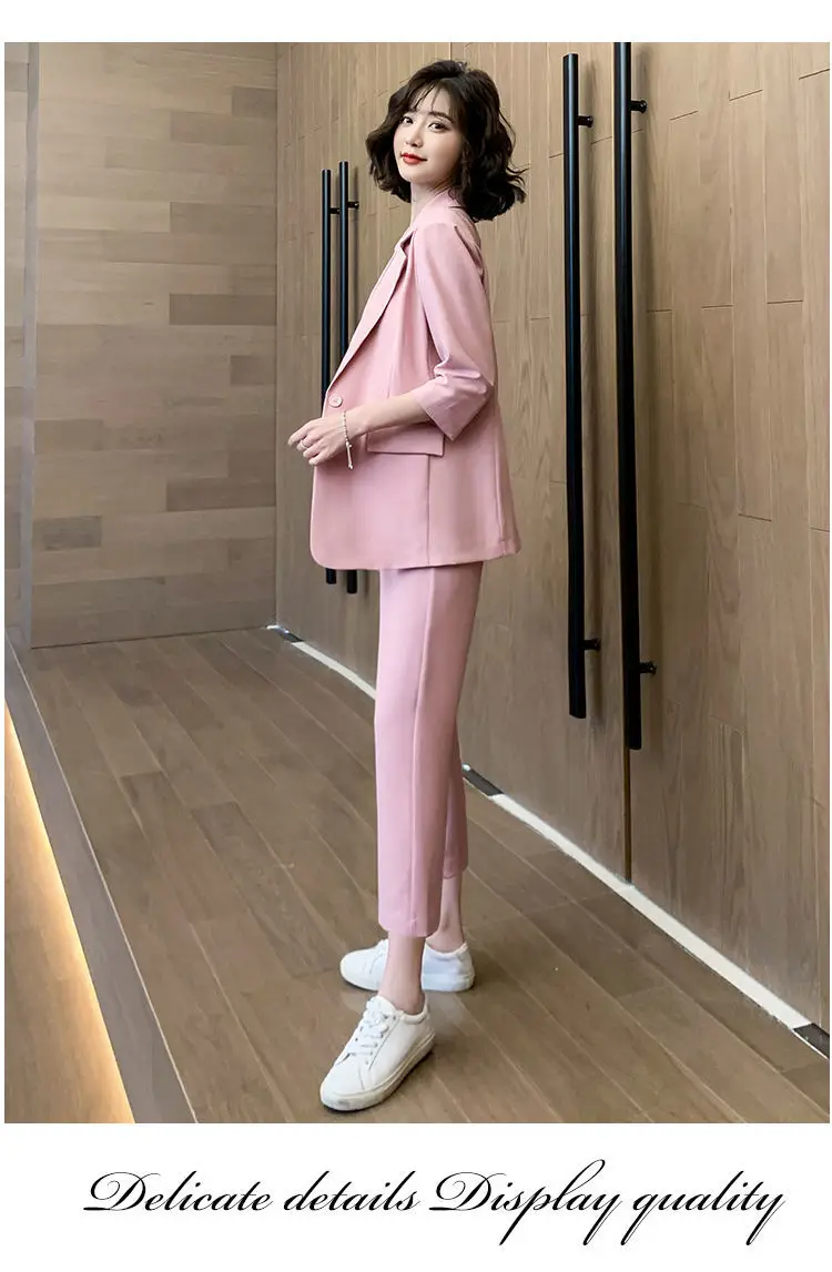 

Suit jacket women's summer 2021 new Korean fashion casual suit two-piece suit