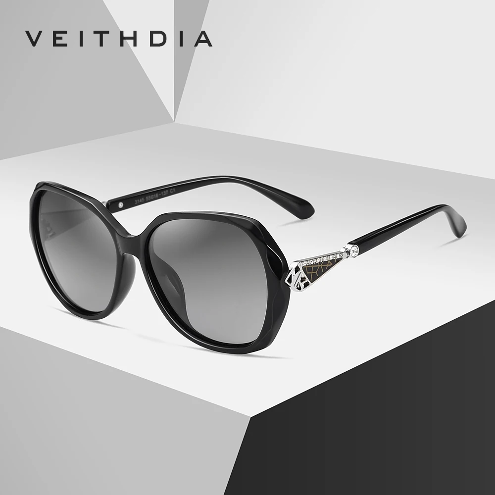 Женские солнцезащитные очки VEITHDIA роскошные дизайнерские с градиентными