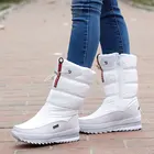 Женские зимние кроссовки, теплые женские кроссовки для бега, модная повседневная обувь на толстой плюшевой нескользящей платформе, 2022