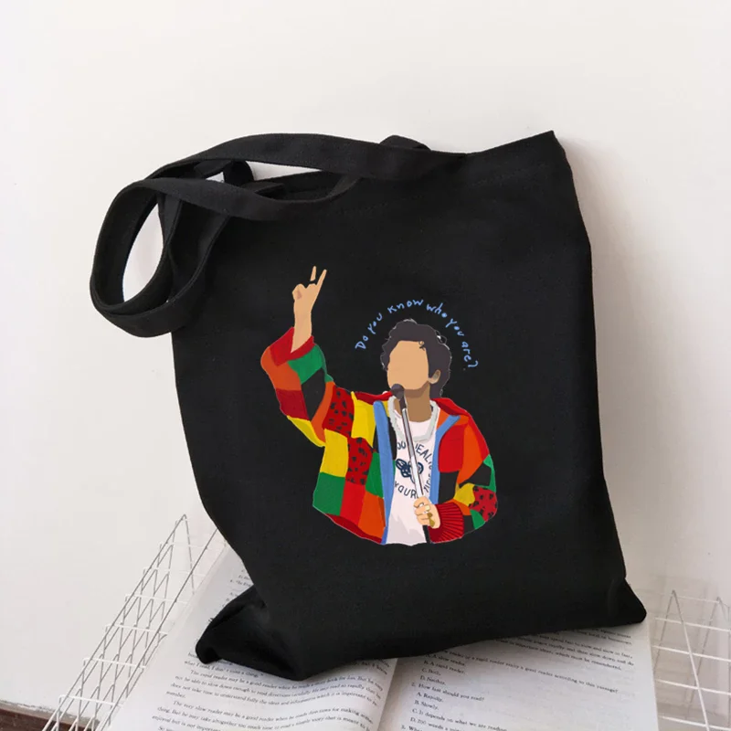 Сумка женская с графическим принтом белая в Корейском стиле | Багаж и сумки