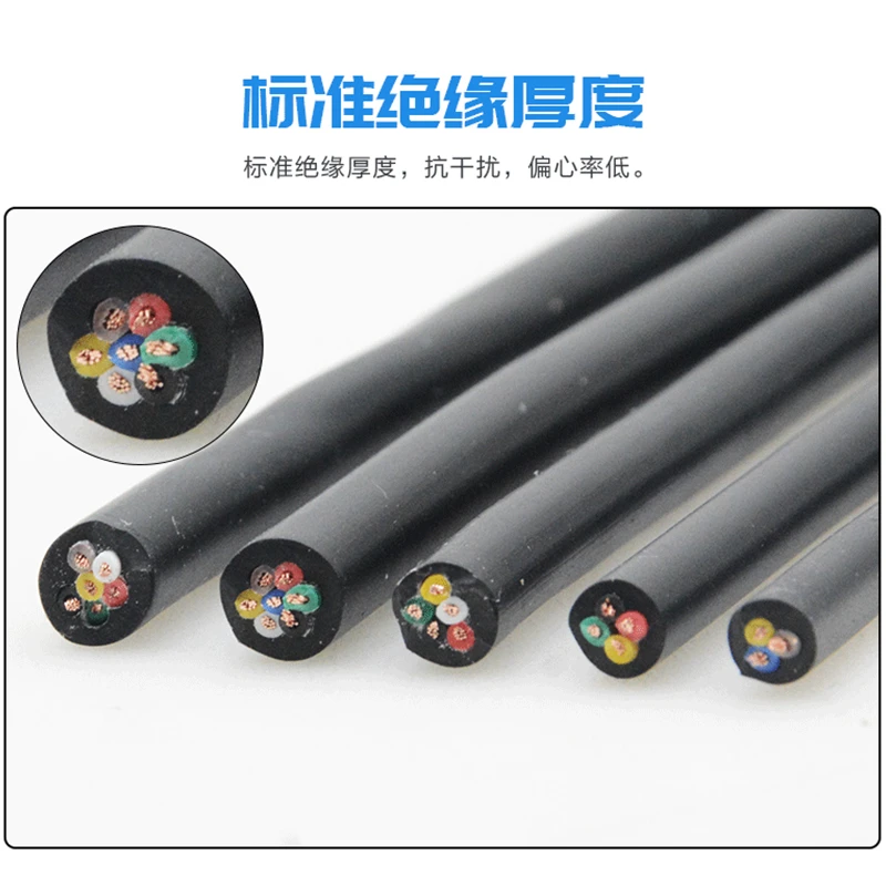 GB power signal control sheathed cable 5 cores RVV 5*0.2 mm2 (100 meters per roll) | Обустройство дома