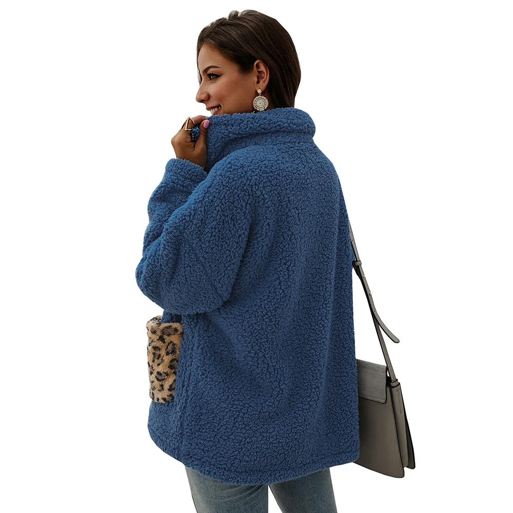 

Women Hoodies and Sweatshirts 2020 Autumn Winter Harajuku Zip-up Turn-down Collar Casual Women Hoodie Thick Coat Sweatshirt