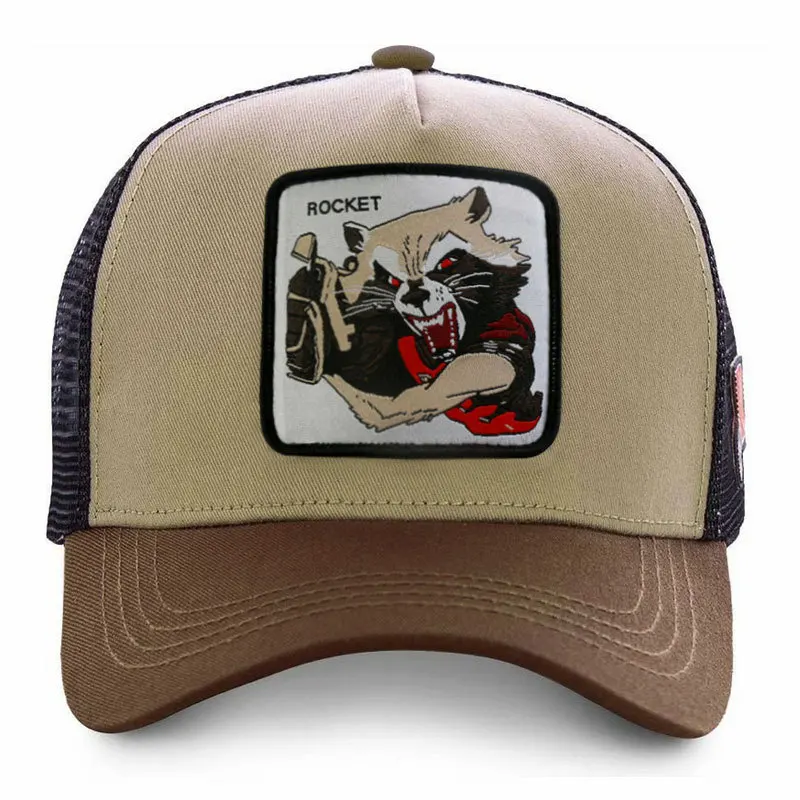 2019 летние стражи Галактики Snapback поп вышивка ракета дышащая бейсбольная кепка