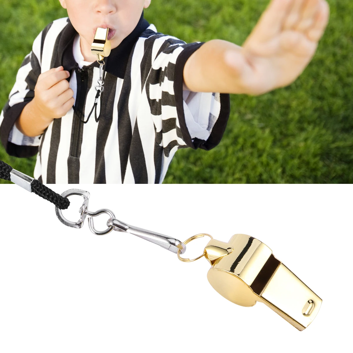 6PCS Stainless Steel Survival Emergency Rescue Whistles for Training School Hiking | Спорт и развлечения