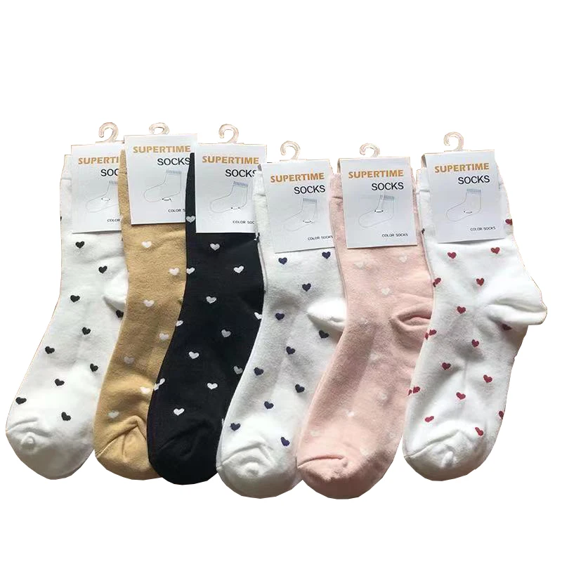 Прямая поставка Новинка 2019 года повседневные теплые хлопковые носки с принтом в