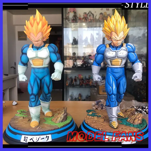 Модель вееров Dragon Ball Z super saiyan 2 Вегета GK статуя смолы фигурка для коллекции