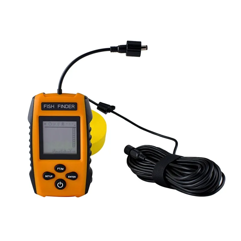 Портативный Проводной рыболокатор с датчиком гидролокатора и ЖК дисплеем| |