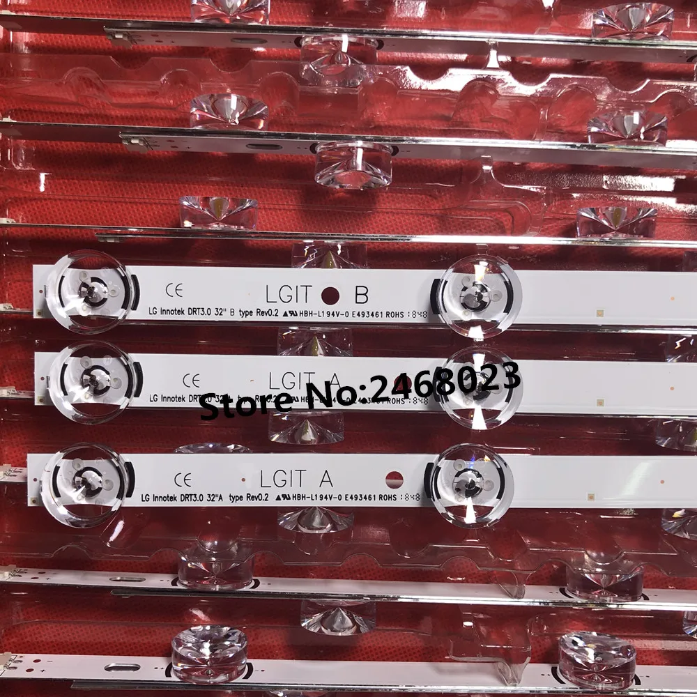 Партиями по 5 комплектов = 15 шт. светодиодный подсветка LED srtip для LG 32LB 32LB5700 32LF562V UOT B