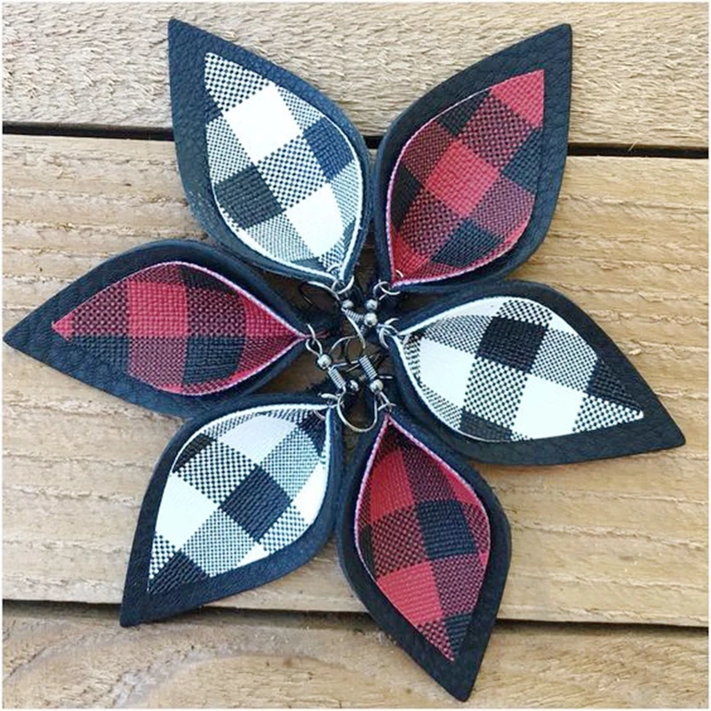 Богемные трехслойные серьги в виде футбольной тематики для женщин блестящие