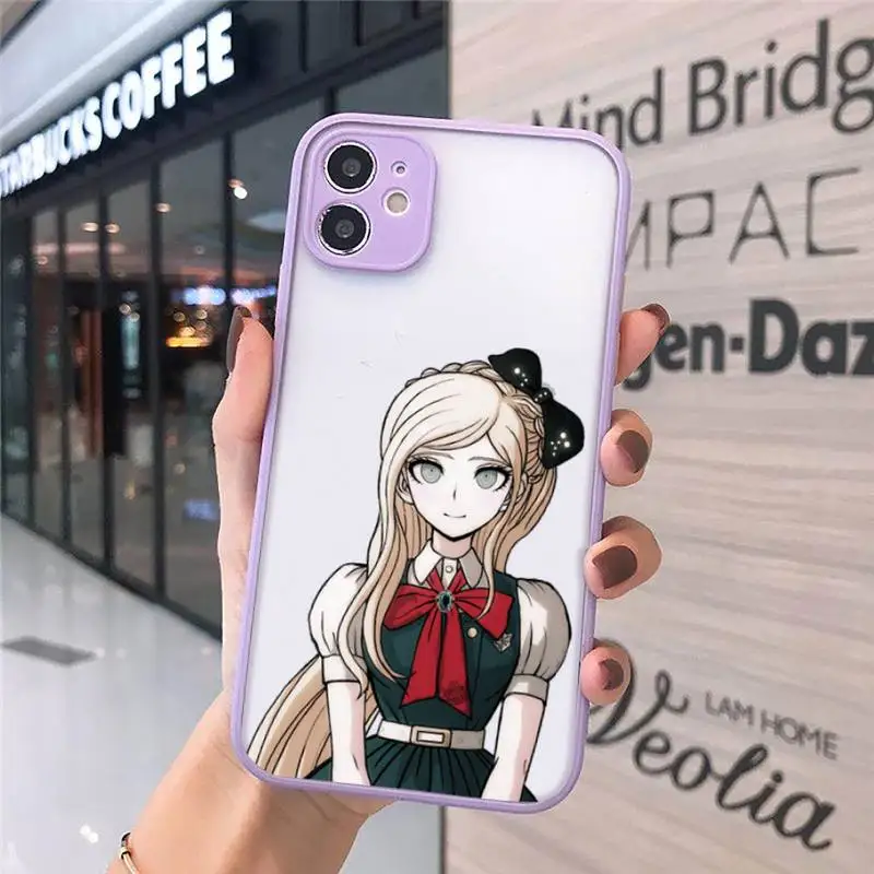 

Danganronpa V3 Killing Harmony Phone Case Matte Transparent for iPhone 7 8 11 12 s mini pro X XS XR MAX Plus cover funda
