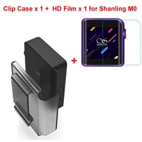 original clip case for shanling m0 hifi mp3 player with screen protector