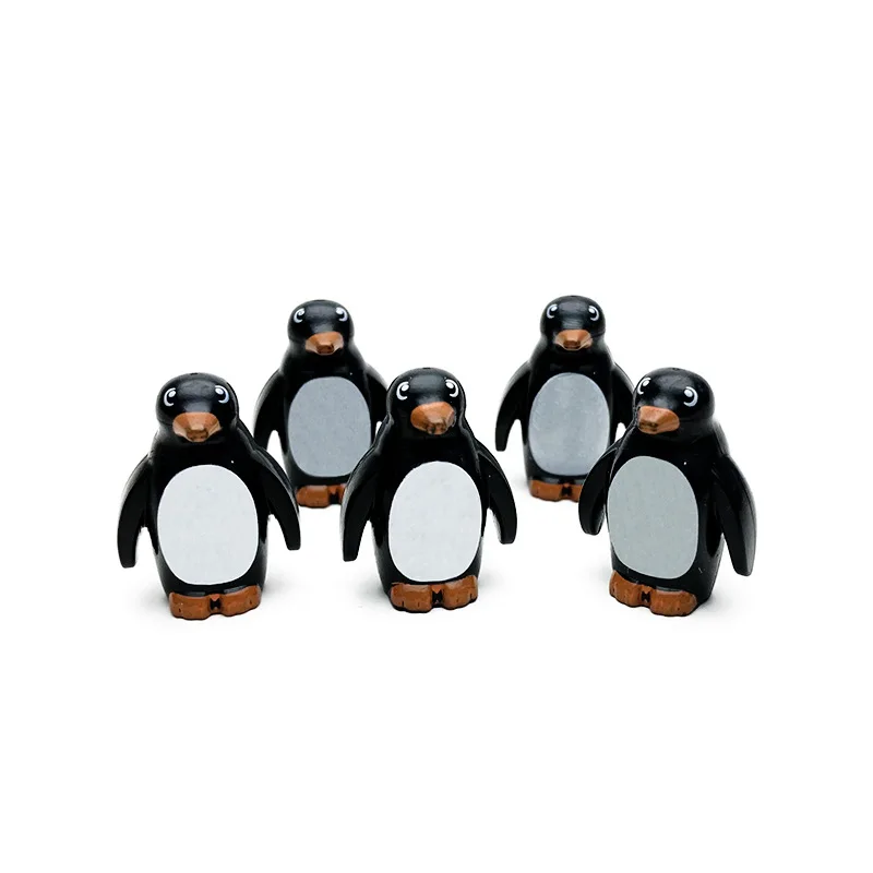 

5PCS/Set MOC Animals Penguin Cute Animal Model Building Blocks Toys for Children Kids Gifts Educational DIY Toy Block Bricks