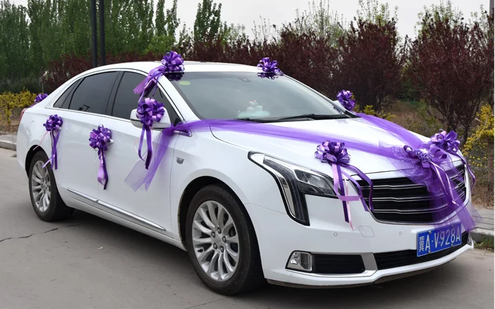 Набор декоративных цветов в простом стиле для автомобиля свадебные украшения