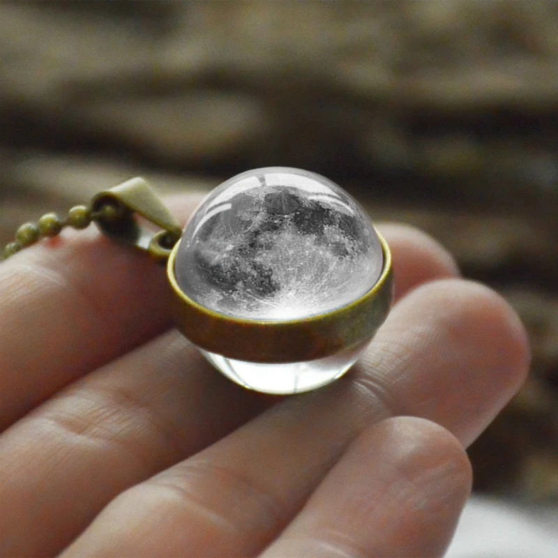 Стеклянный разбитый узор ручная работа изысканная Вселенная серьги в виде