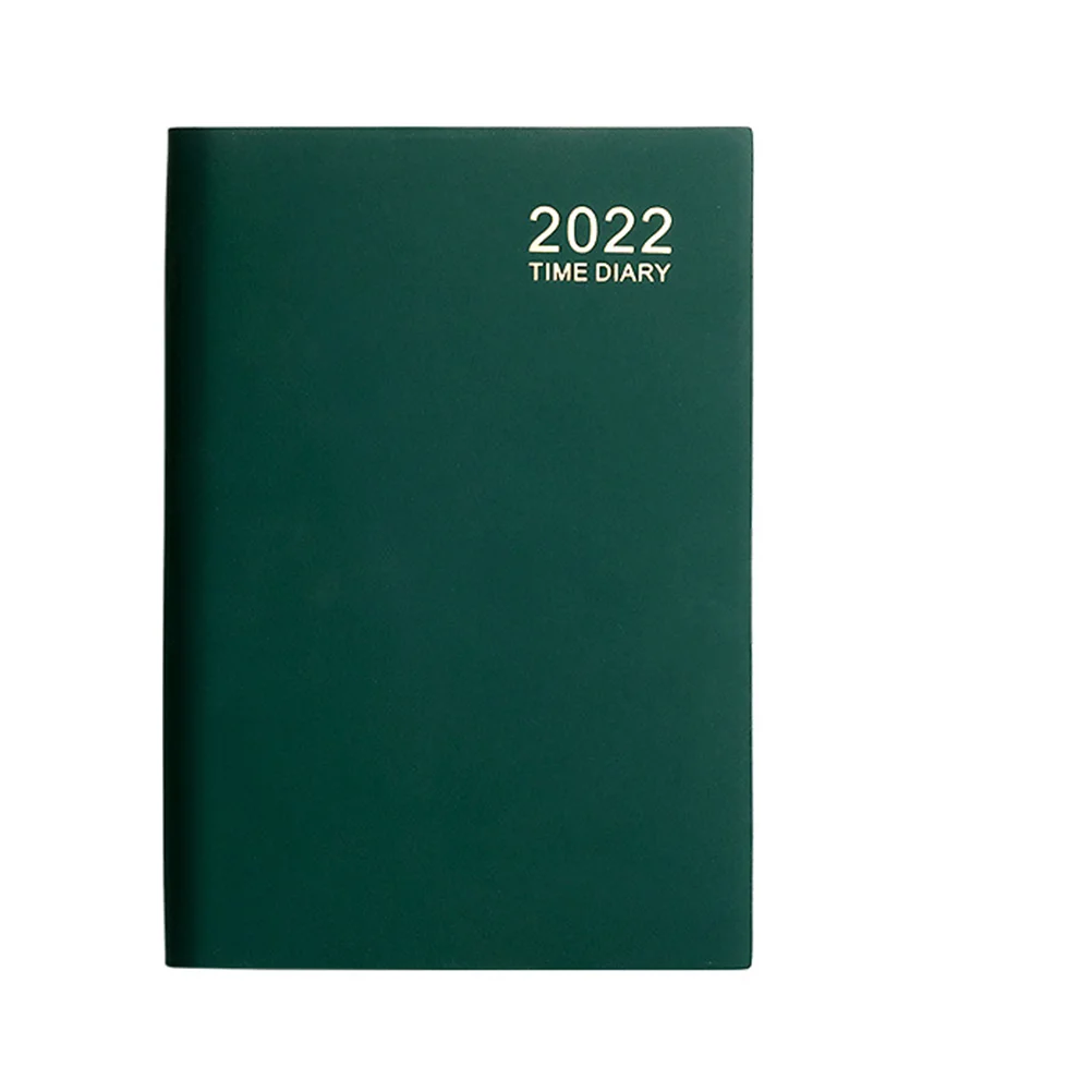 

1Pc A5 Agenda Notepad Planning Notepad Creative Schedule Writing Notepad (Green)