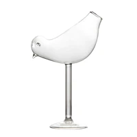 150ml creative bird shaped cocktail glasses transparent lead free high shed glass wine glass goblet whiskey beer drinking cup