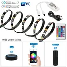 Светодиодная лента Magic Home с поддержкой Wi-Fi и USB, SMD 5050, 5 В, RGB, Светодиодная лента для подсветки телевизора, 1 м, 2 м, 3 м, 4 м, 5 м