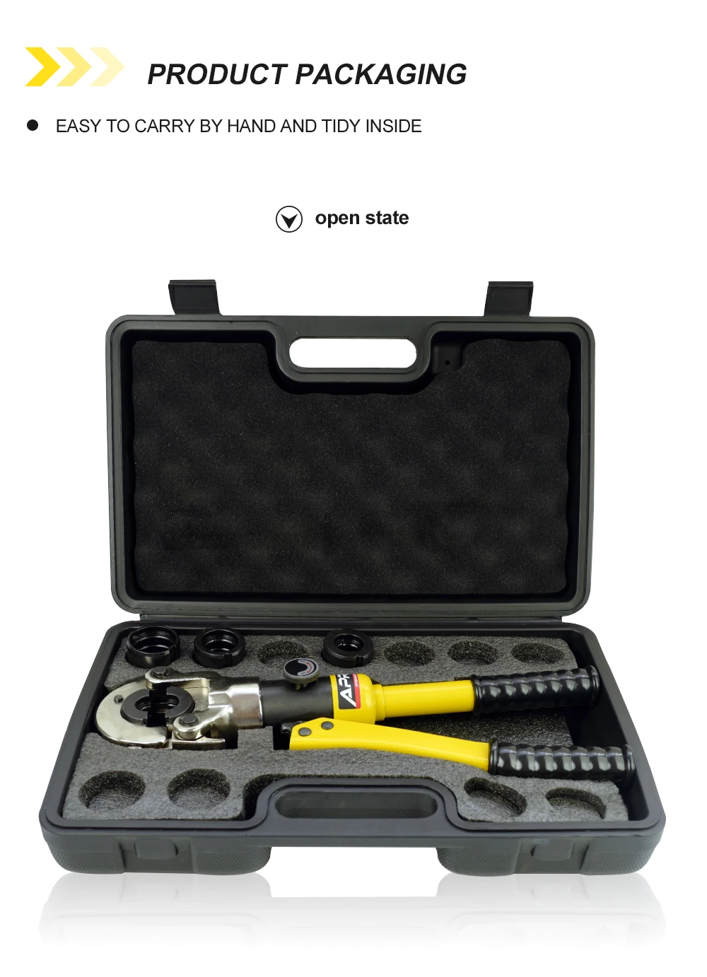 Гидравлические Pex трубы обжимные инструменты Зажимные инструменты сантехнические инструменты с TH+ U челюсти