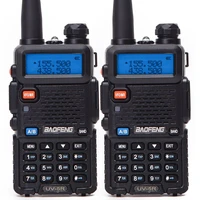 1or 2pcs baofeng bf uv5r ham radio portable walkie talkie pofung uv 5r 5w vhfuhf radio dual band two way radio uv 5r cb radio