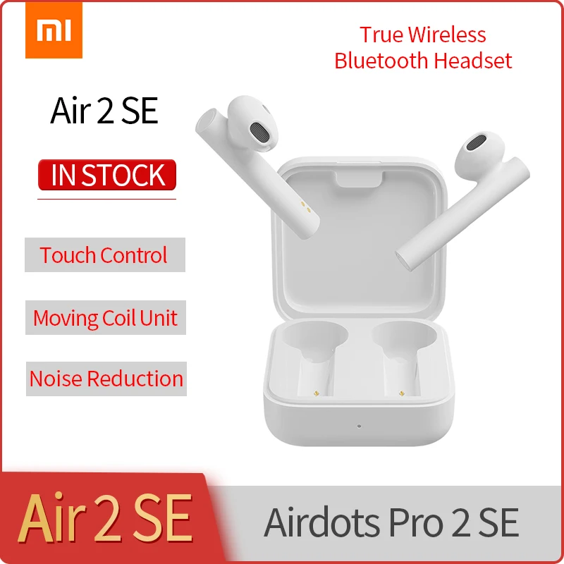 

Xiaomi Air 2 SE Bluetooth 5.0 Earphone Nose Recduction TWS Earbuds True Wireless Headphones Airdots Pro 2 with Touch Control AAC