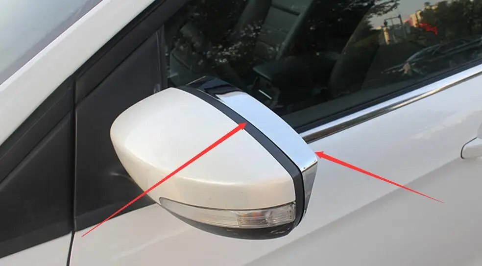 Подходит для 2013 2014 2015 2016 Ford Escape Kuga боковое зеркало защита от дождя снега козырек