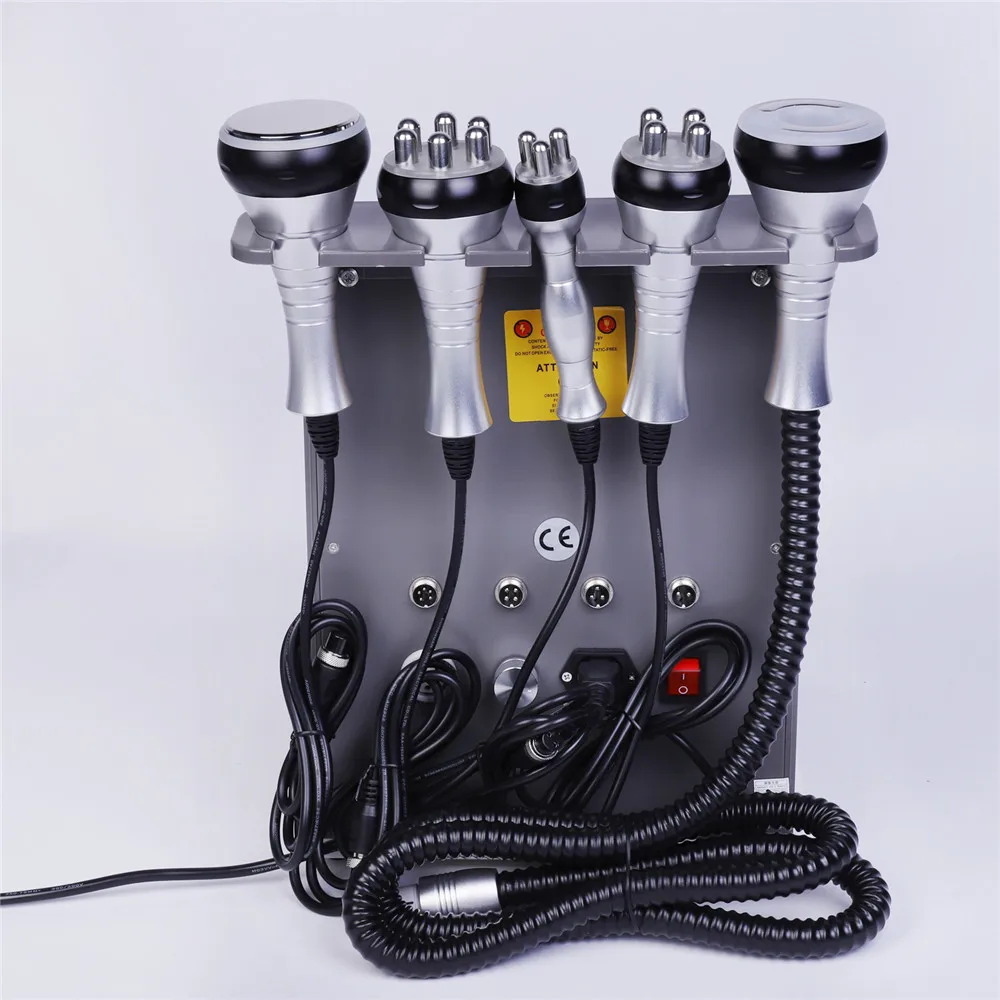 5in1 Ultrasonic Liposuction 40K Cavitation Vacuum Multipolar bipolor RF laser Slimming radio frequency SKIN BODY SALON MACHINE | Красота и