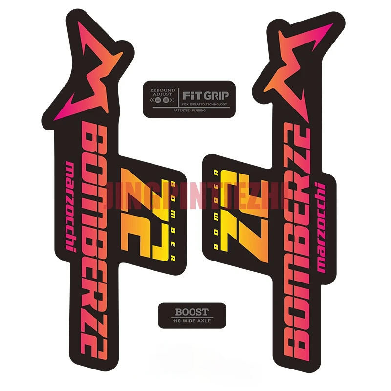 

Creative Car Sticker Hot Bicycle Stickers 2020 Style Marzocchi-BOMBER Z2 Fork Sticker Mountain Bike MTB Bicycle PVC Decals