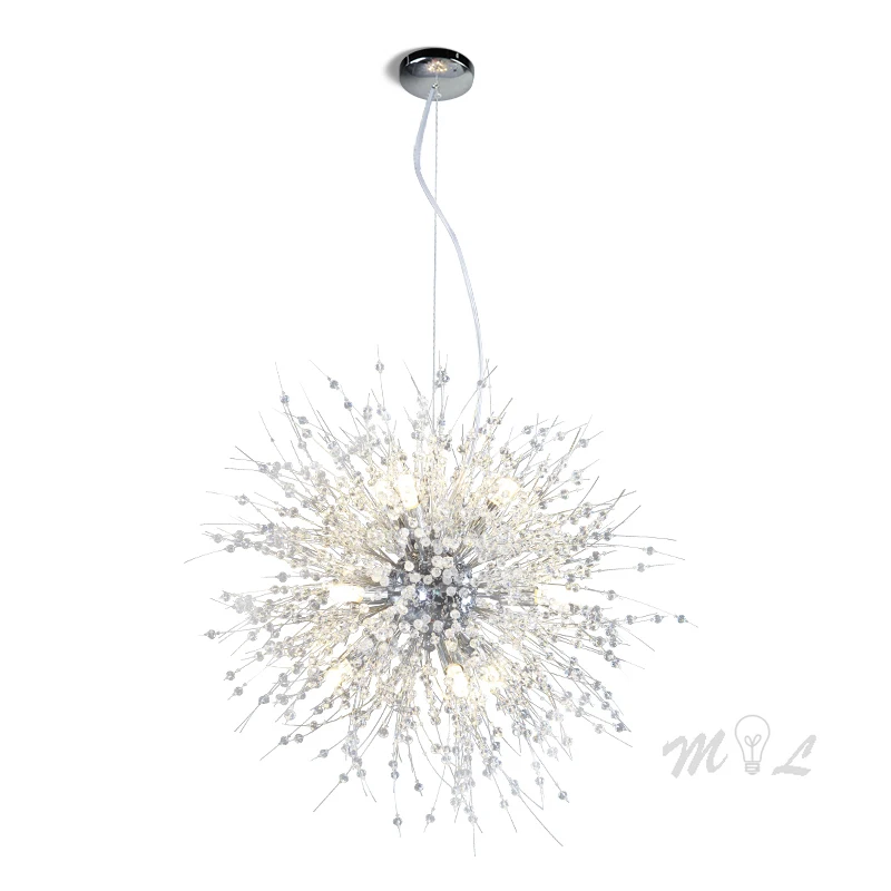 Современный подвесной светильник E27 стеклянное украшение для дома светодиодный