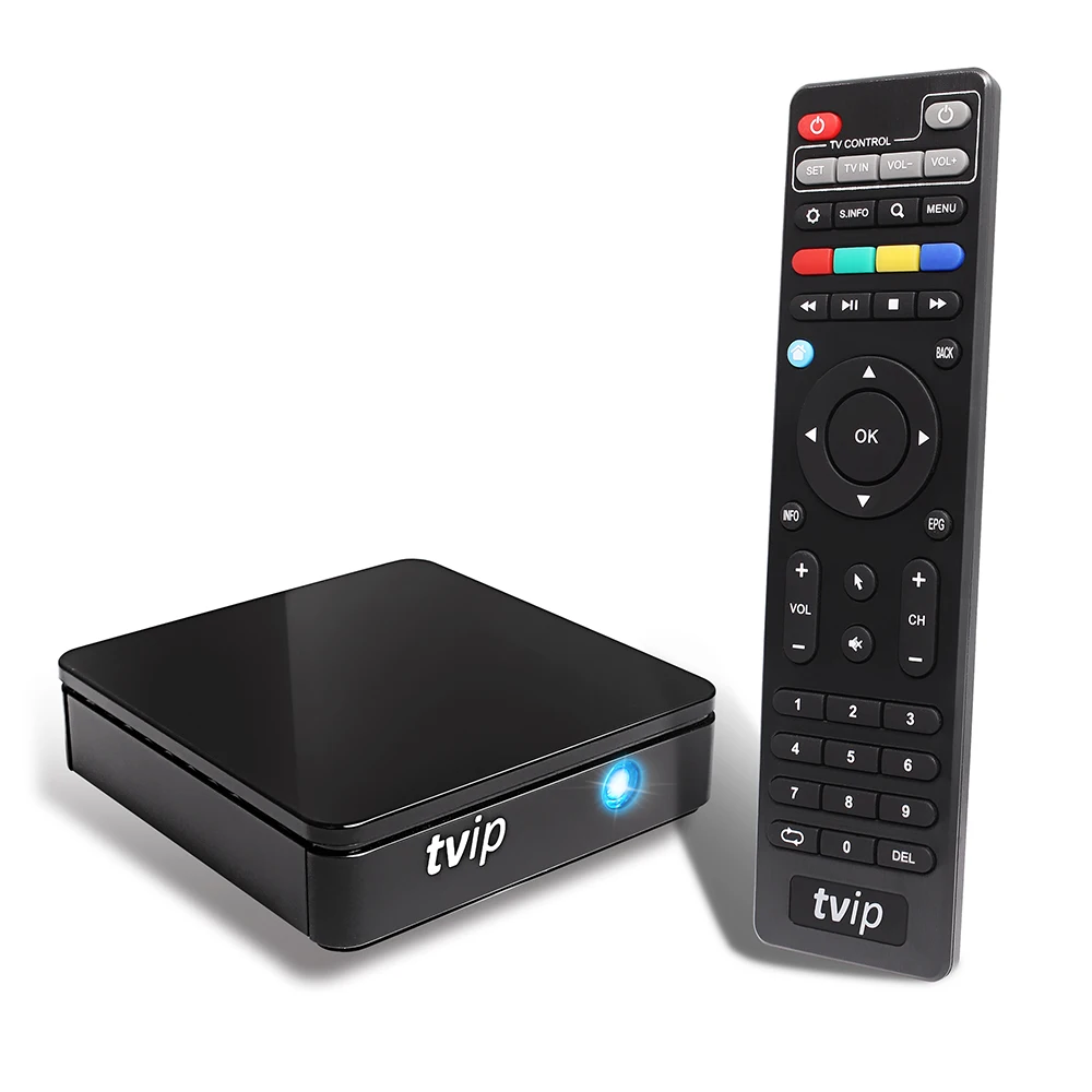 ТВ Приставка Smart TV Box IP 415 Linux Amlogic Quad Core 2 4G 5G Двухдиапазонная Поддержка Wi Fi Stalker M3U