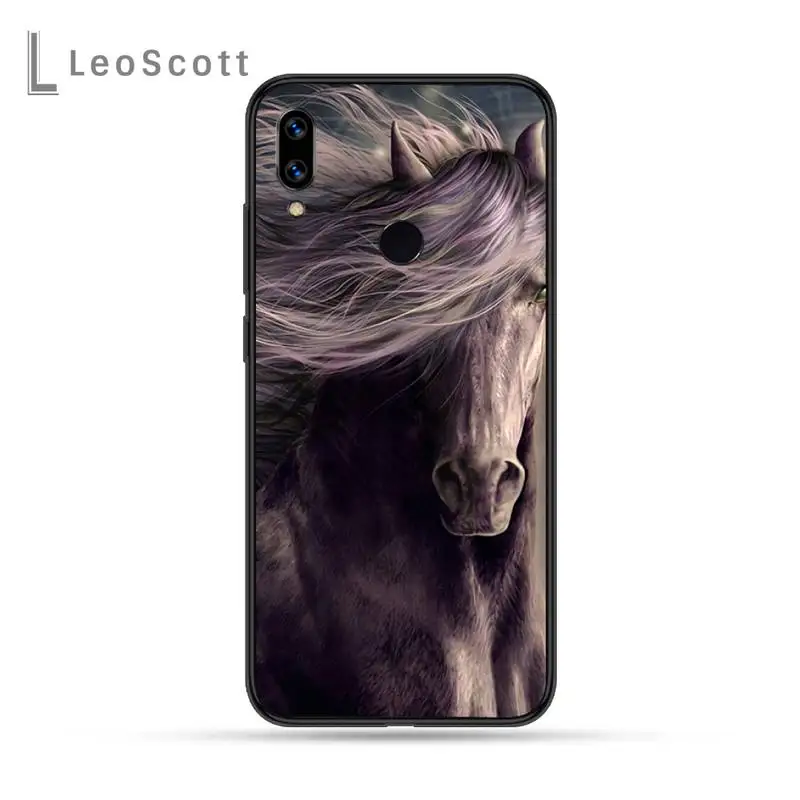 

Watercolor Horse Horses Running Phone Cases For Xiaomi Redmi Note 4 4x 5 6 7 8 pro S2 PLUS 6A PRO