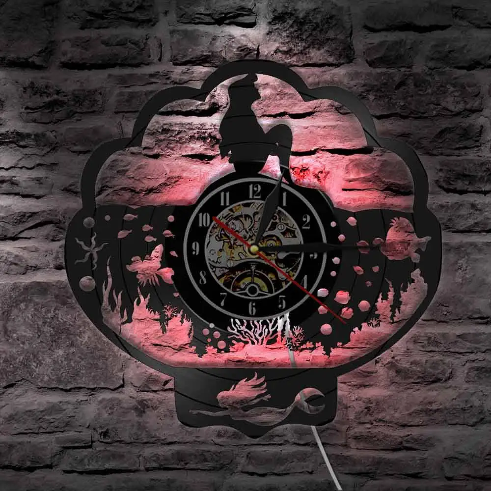 Фантазия Русалка океан декоративный настенный светильник Принцесса Ариэль