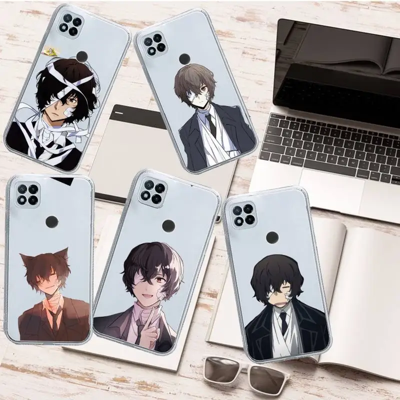 

Bungo Stray Dogs Japan anime Phone Case Transparent for Xiaomi redmi note 8 9 10 11 t lite pro ultra mix 4 k40