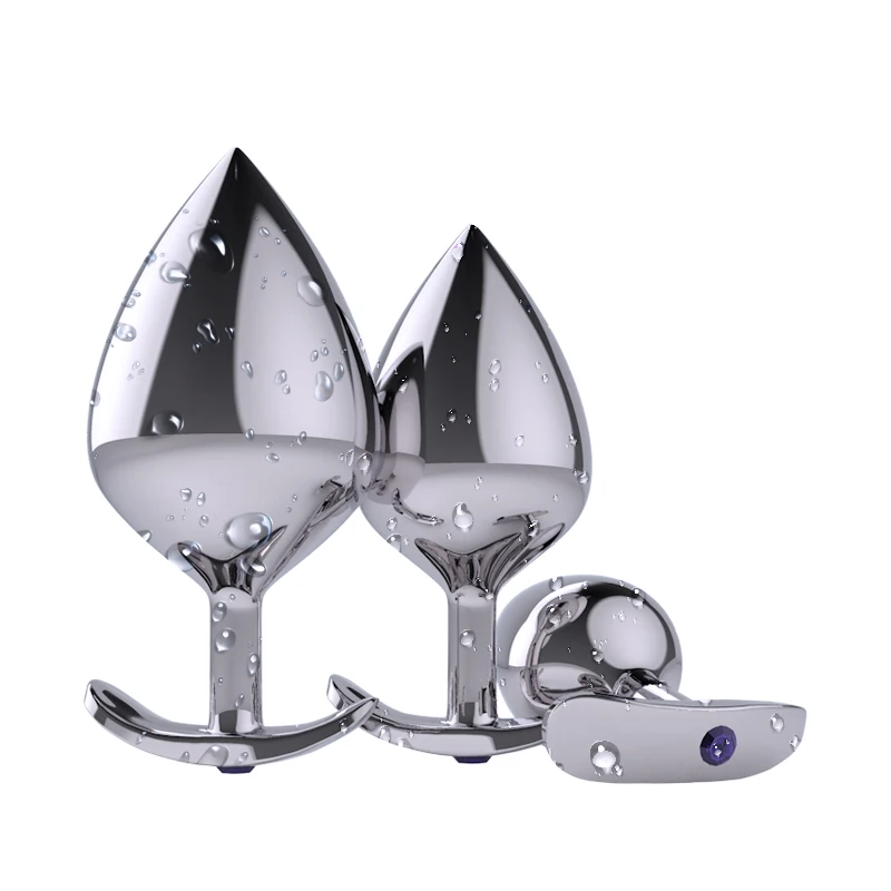 Metal Butt Plug Anal Sex Toy Stainless Steel Prostate Masssager Erotic Male Masturbation Toy| |