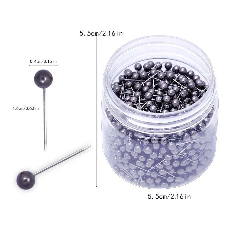 1000 шт 4 мм карта таки толкающие булавки с золотой круглой головкой стальная точка