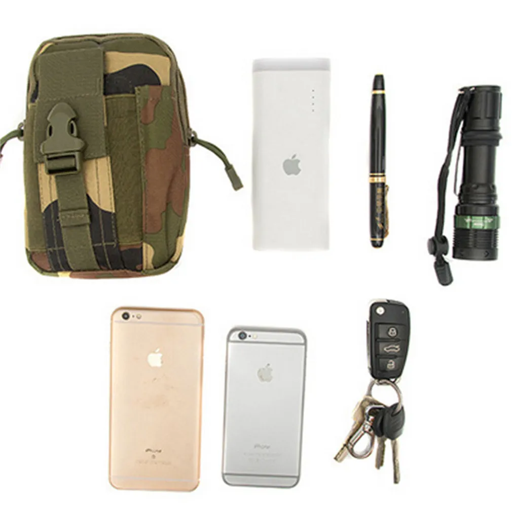 

Tactical Pouch Molle Hunting Bags Belt Waist Bag Military Tactical Pack Outdoor Pouches Case Pocket Camo Bag For Cell Phone