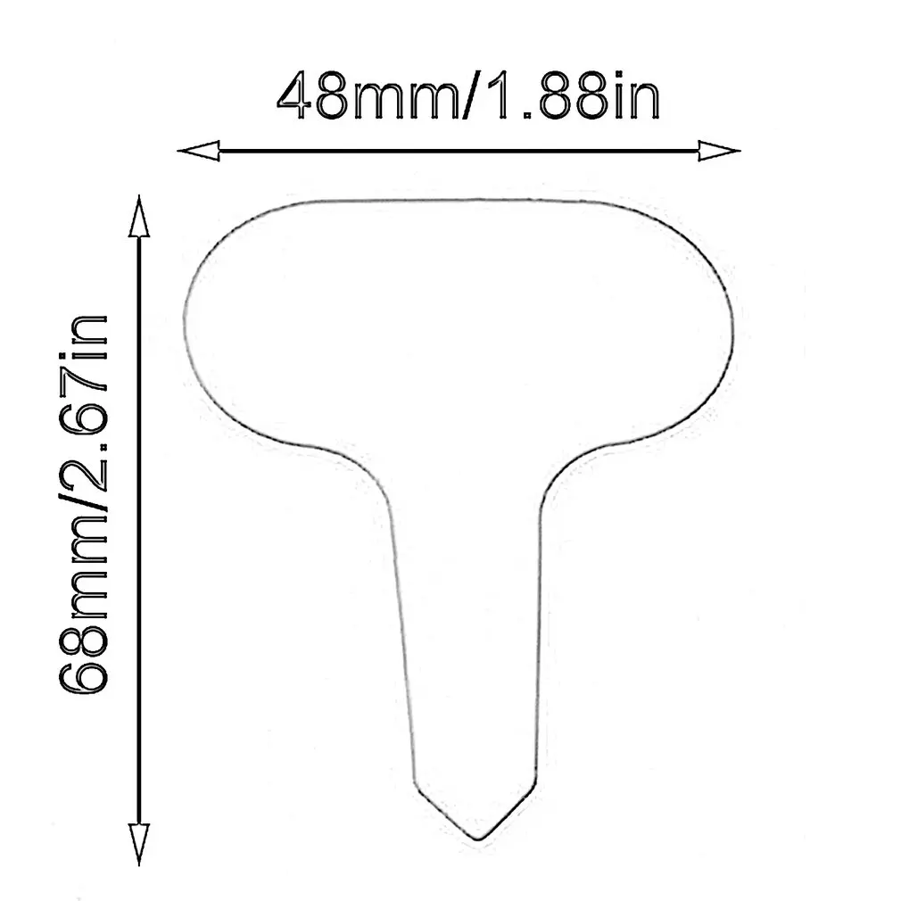 

100Pcs Plastic T-type Garden Tags Ornaments Plant Flower Label Nursery Thick Tag Markers for Plants Garden Decoration