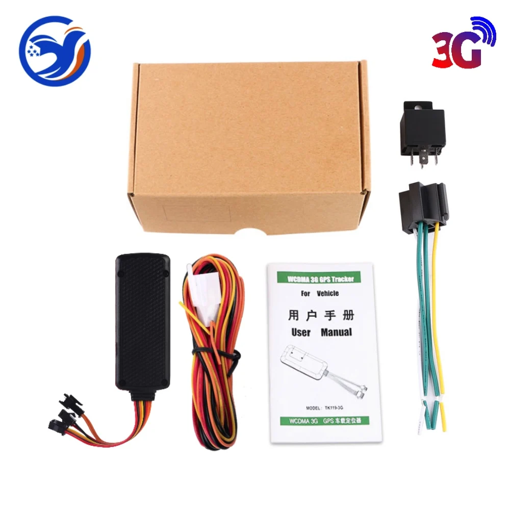 With Relay Мотоцикл gps трекер 3g WCDMA автомобильный gps отслеживающий аксессуар SOS в реальном времени местоположение масло отрезать gps реле трекер бесплатное приложение для отслеживания - Цвет: With Relay