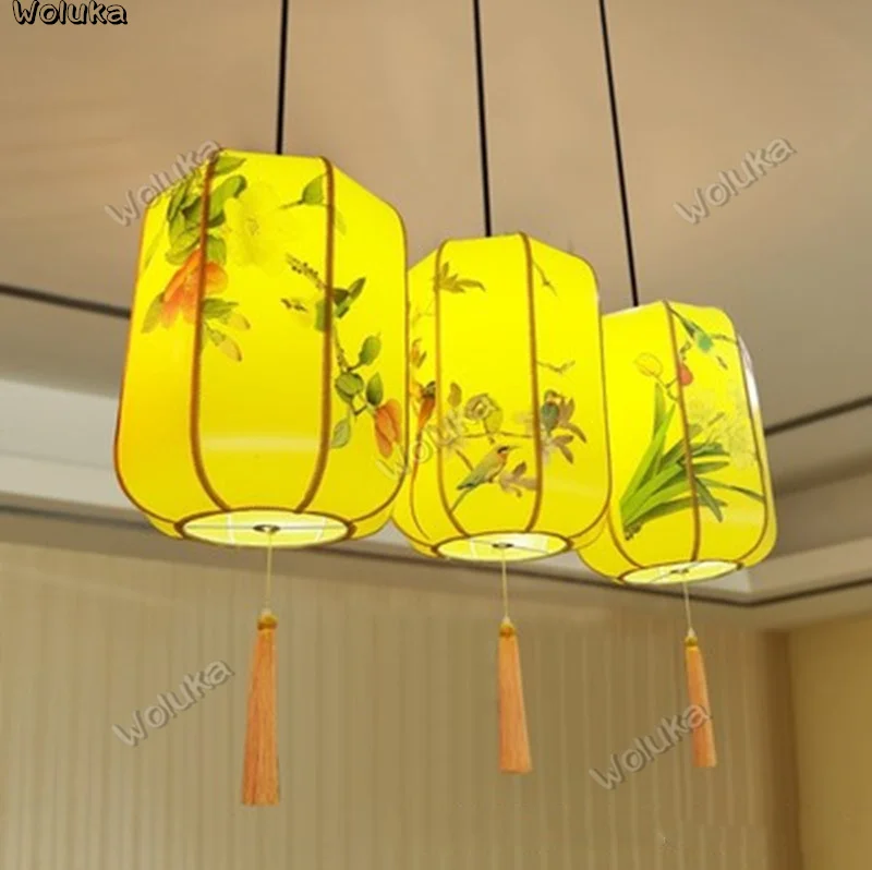 Люстра в китайском стиле антикварный ресторан классическое освещение для отеля