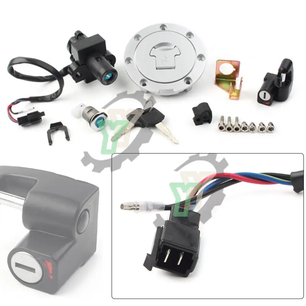 Gas Fuel Tank Cap Seat Ignition Switch Start Helmet Lock Contact Key Set For Honda CB 400 CB400SF 92-98 CB1 CB400F 89-91 VT250