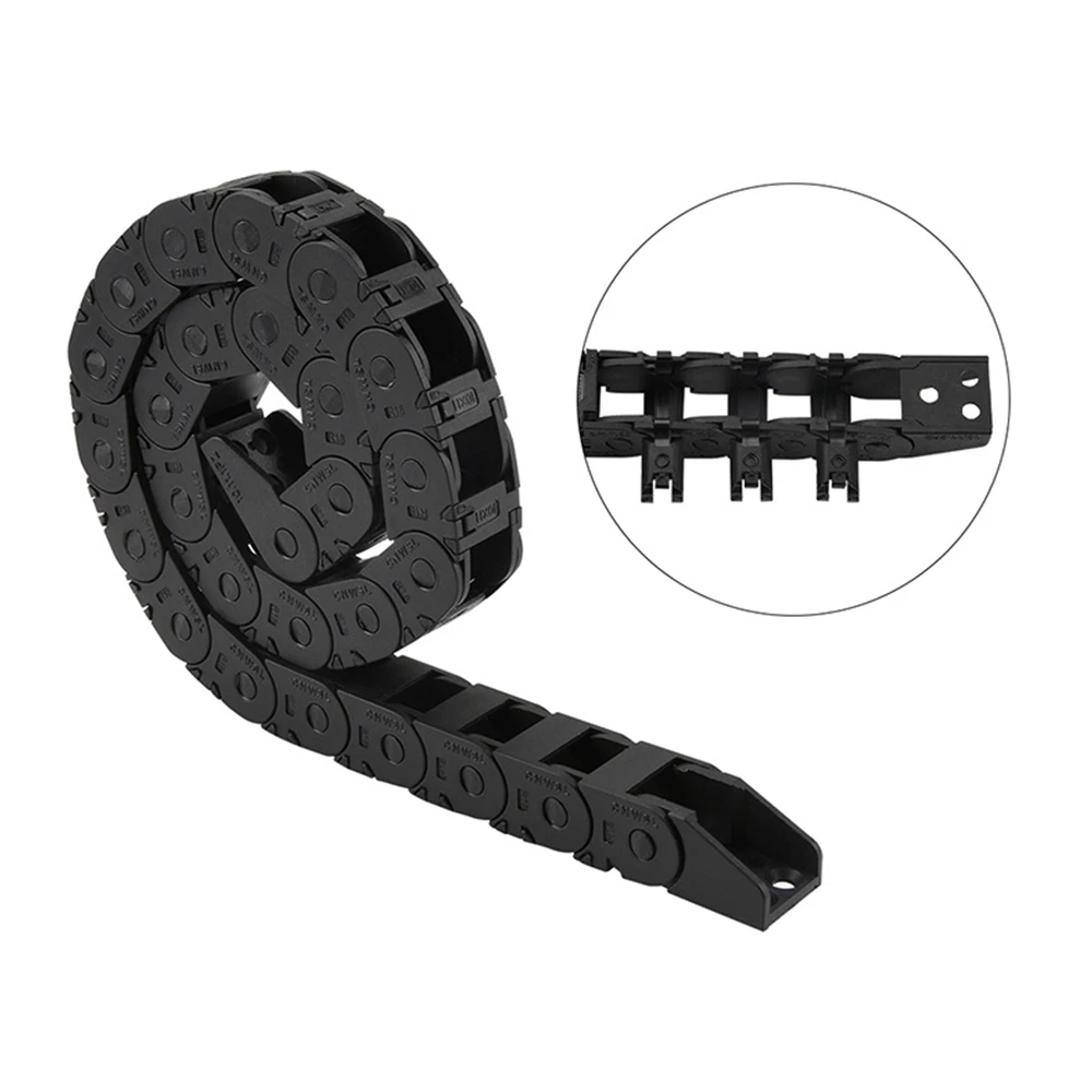 

New Soft High Quality Nylon 350mm For Voron 2.4 Cable Chains Set Black Opening Type Wire Chains For 3D Printer Accessories