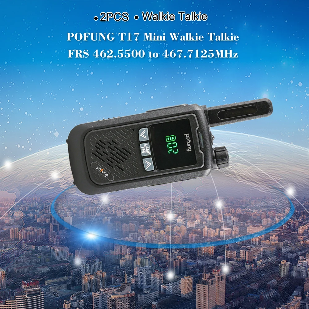 F17 2 шт Мини иди и болтай Walkie Talkie “иди 22CH Портативный Карманный приемопередатчик