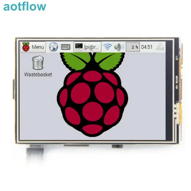 3 5 дюймовый TFT ЖК дисплей сенсорный экран монитор для Raspberry Pi 2 Модель B 1 480x320