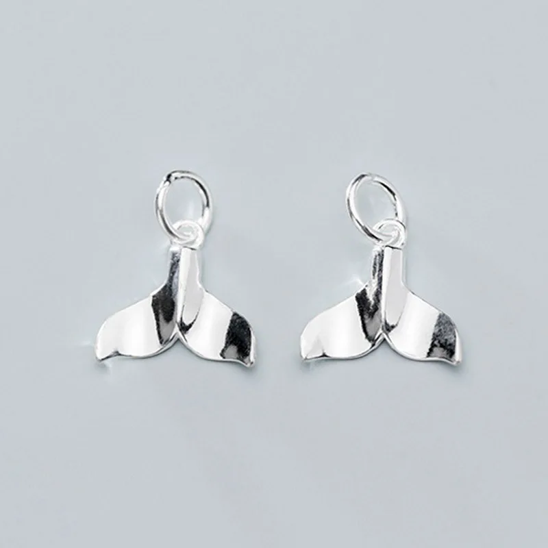 Браслеты с хвостом русалки из стерлингового серебра 925 пробы модные подвески