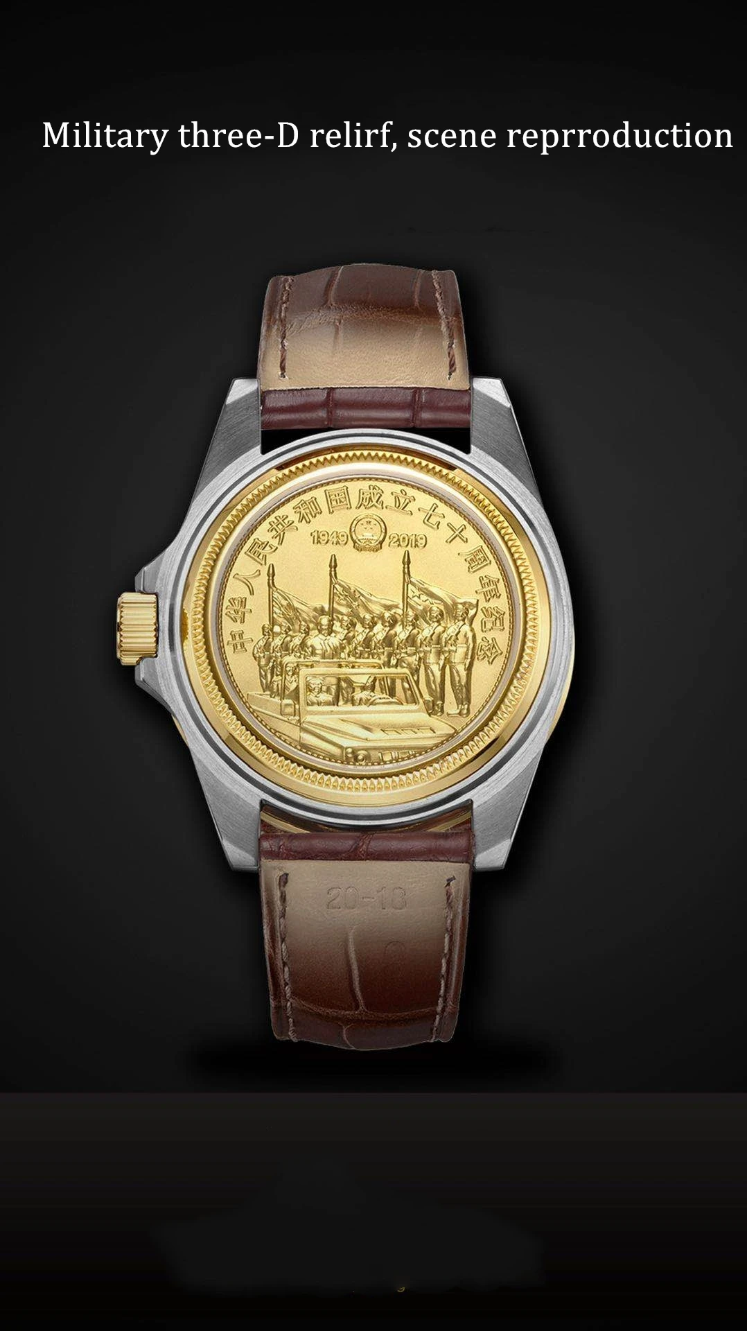 

Retro Pilot 1963 Watch Chronograph 40mm Diameter Mechanical Automatic Mechanical Military Watches Personalized luxury Men clock