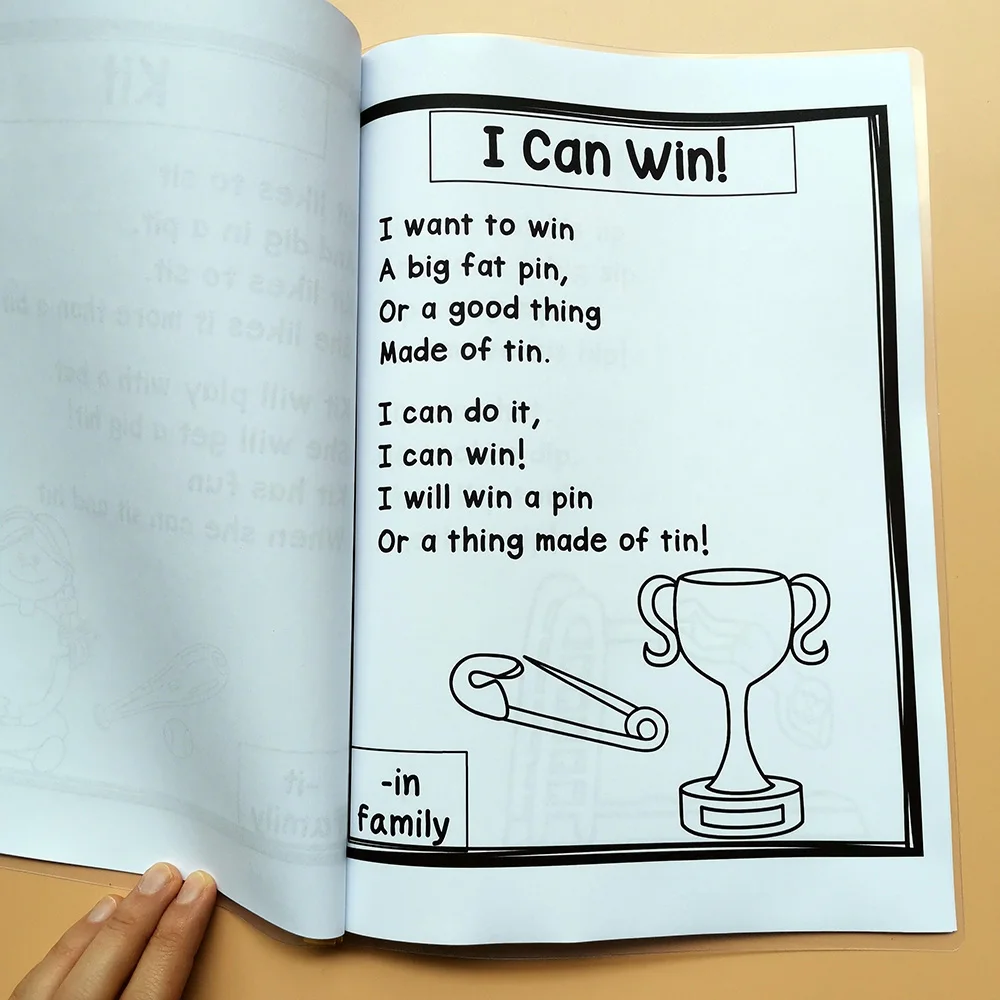 Phonics + Poems CVC Launch Families классная игра рабочая тетрадь обучение чтение книги
