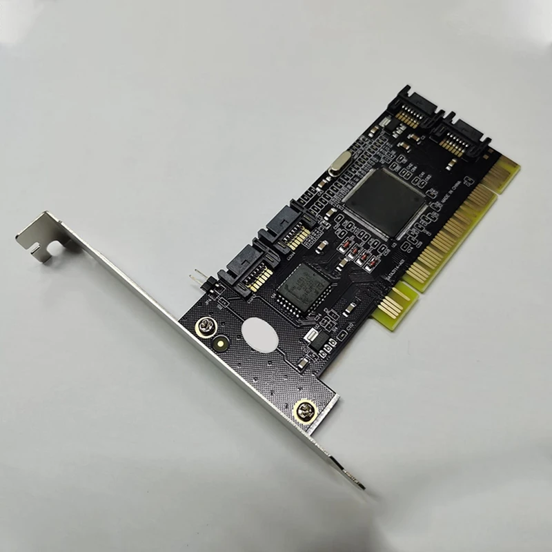 PCI Sata Внутренние порты Raid контроллер карты (4 порта) Sil3114 чипсет кабели с двумя