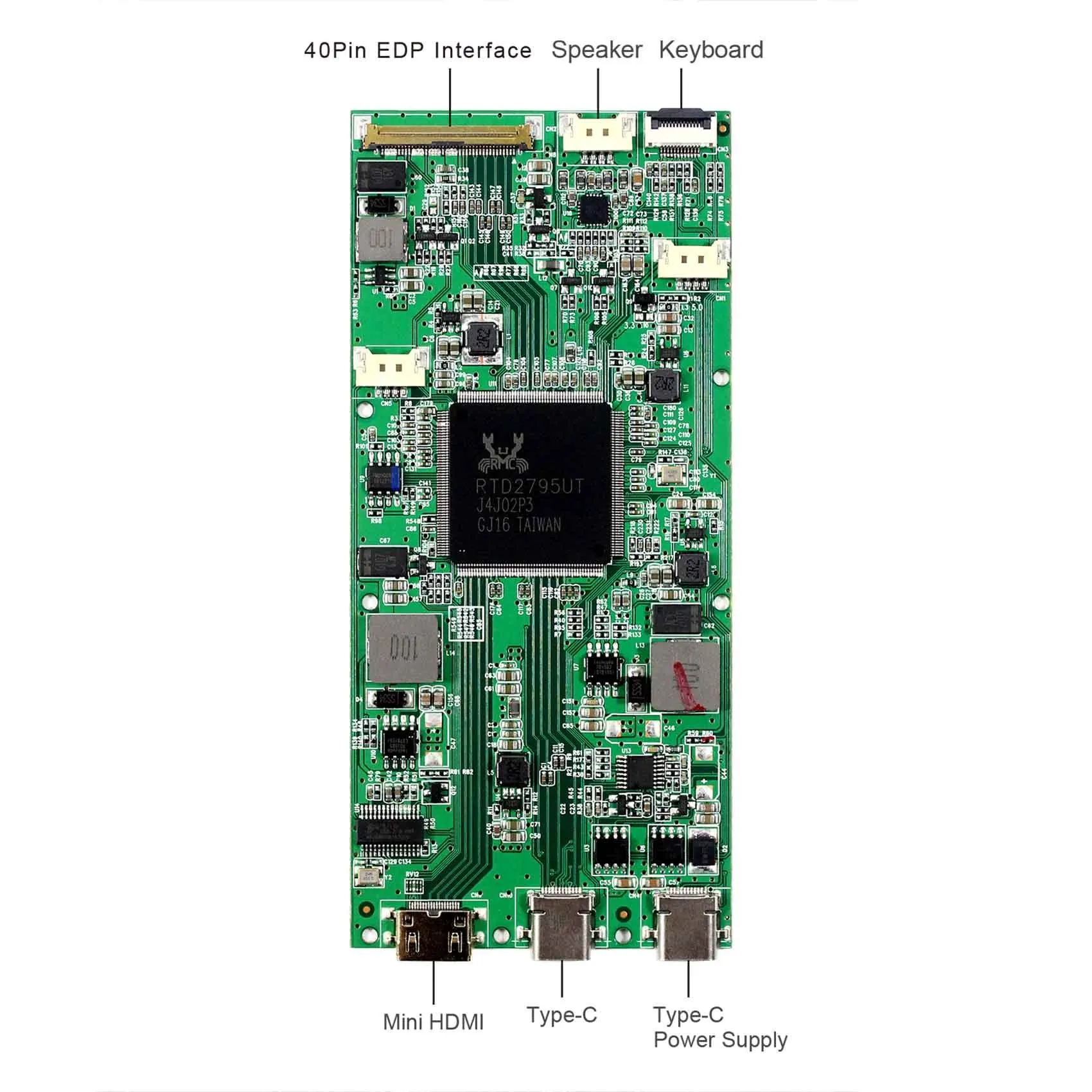 Mini HD MI Type C Controller for 4K screen LTN156FL02 Type-c HDMI-compati bdriver controller board DIY portable monitor | Электроника
