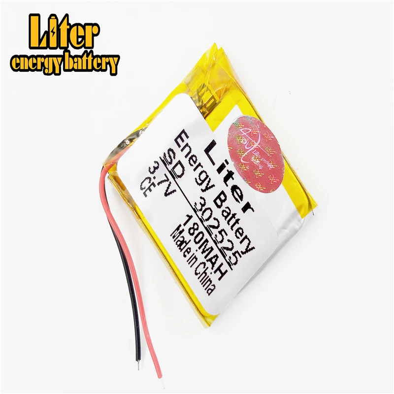 180mAh 302525 3 7 V полимерная батарея Bluetooth MP3 беспроводной динамик запись | Электроника