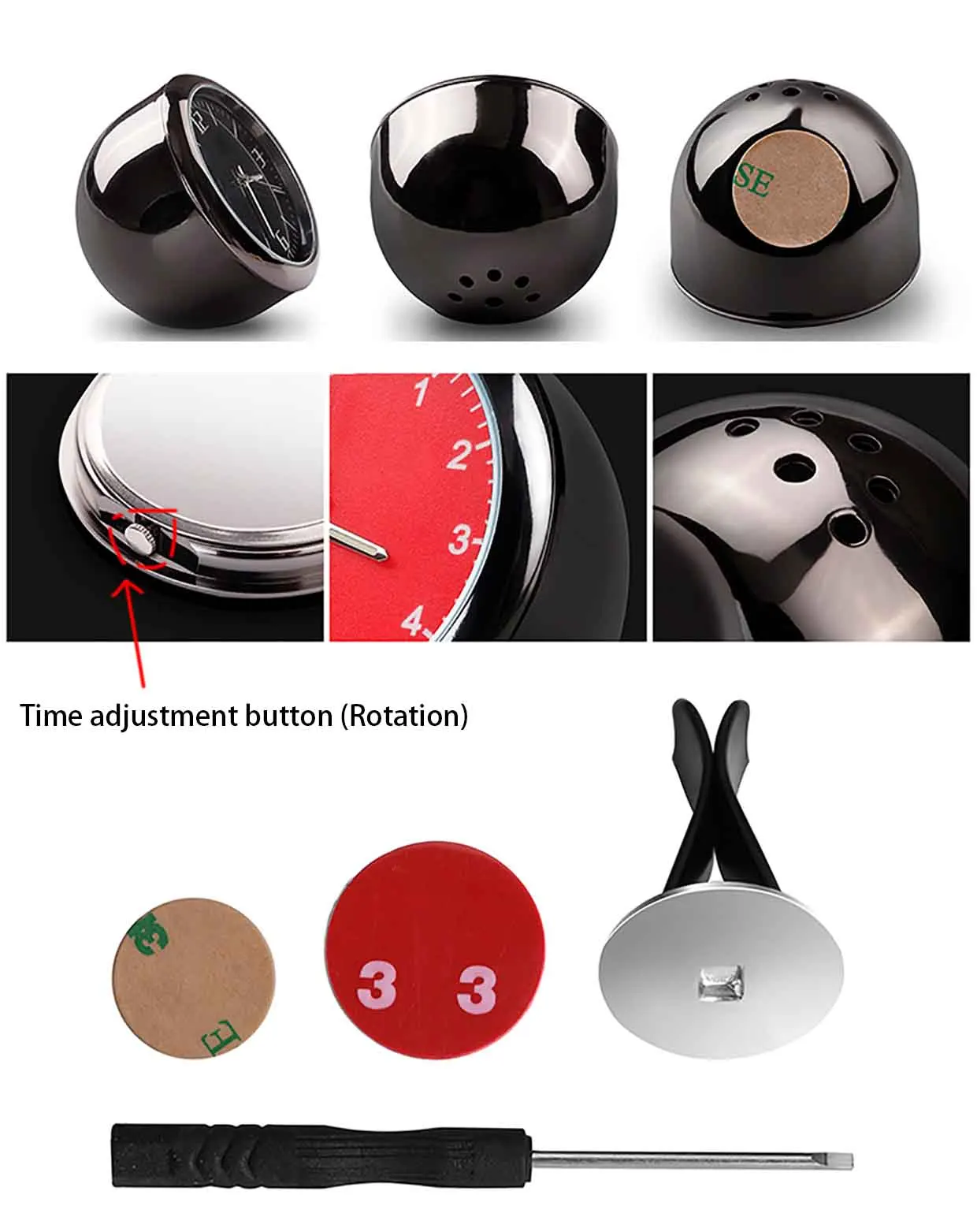 Автомобильные часы приборная панель цифровые аксессуары для сидений Porsche Opel Mazda