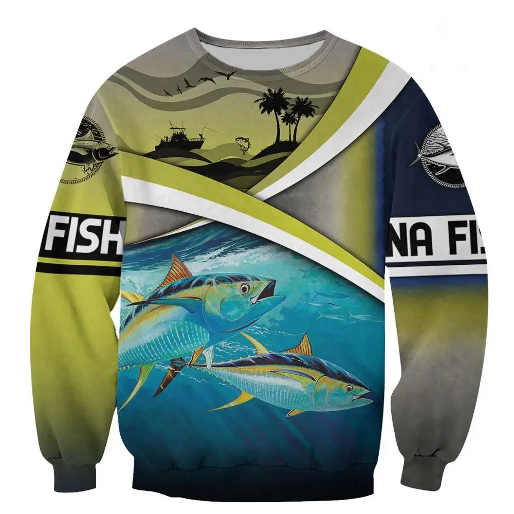 Мужская толстовка с капюшоном Marlin Fishing уличная одежда в стиле Харадзюку С 3D
